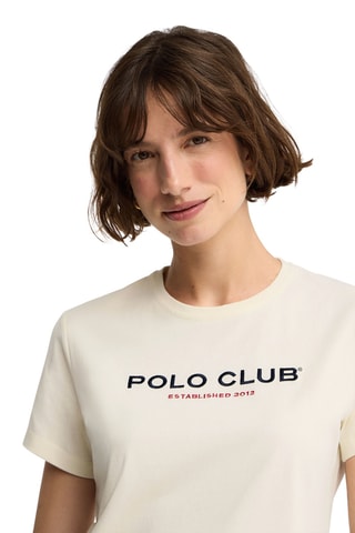 T-shirt slim - Écru