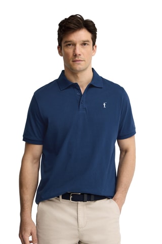 Polo regular - Bleu