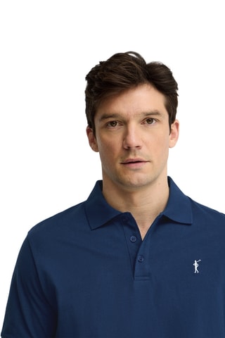 Polo regular - Bleu