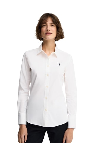 Chemisier slim - Blanc