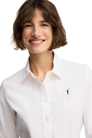 Chemisier slim - Blanc