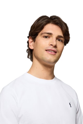2 T-shirts regular - Bleu et blanc
