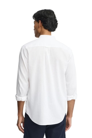 Chemise regular en lin - Blanc