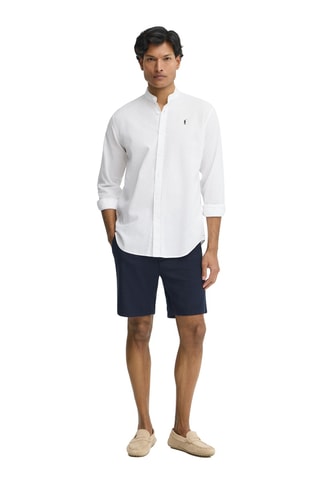 Chemise regular en lin - Blanc