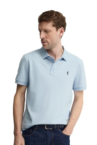 Polo slim - Bleu clair