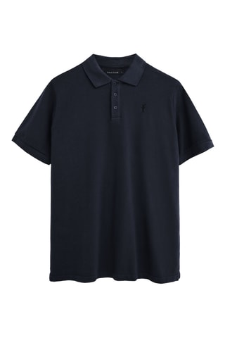 Polo regular - Bleu marine
