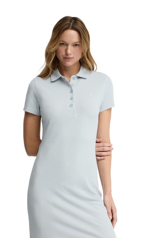 Robe polo - Bleu clair