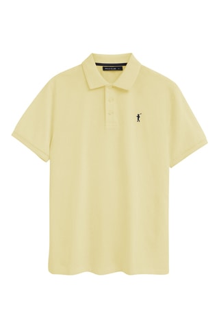 Polo regular - Jaune clair