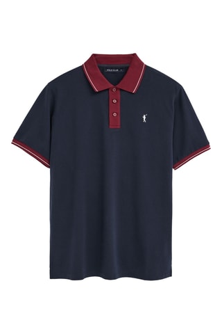 Polo regular - Bleu marine