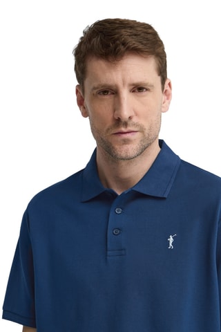 Polo regular - Bleu