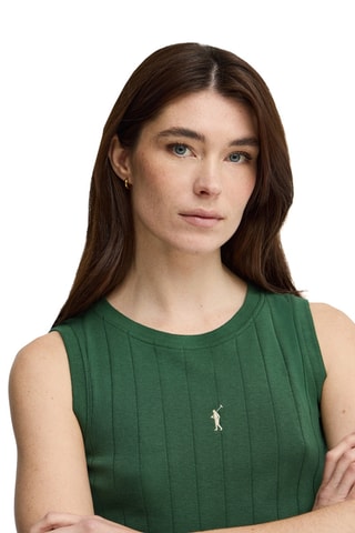 Robe pull - Vert foncé