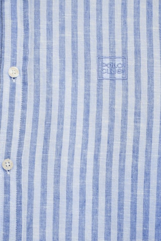 Chemise regular en lin - Bleu