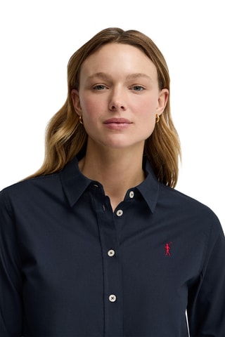 Chemisier regular - Bleu marine