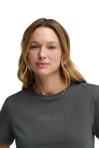 T-shirt regular - Gris foncé
