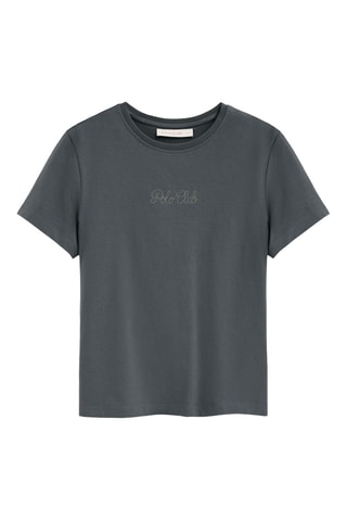 T-shirt regular - Gris foncé