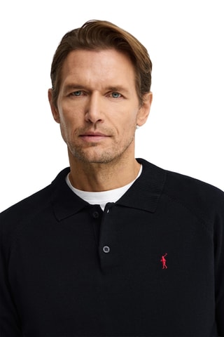 Polo regular - Bleu marine