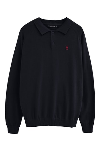 Polo regular - Bleu marine