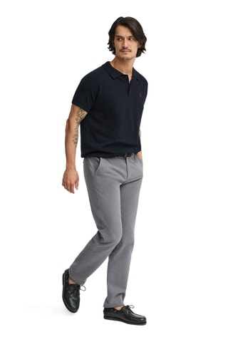 Polo regular - Bleu marine