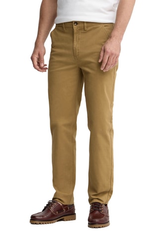 Pantalon slim - Camel