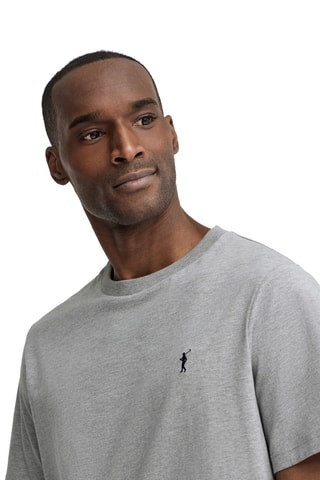 T-shirt regular - Gris chiné