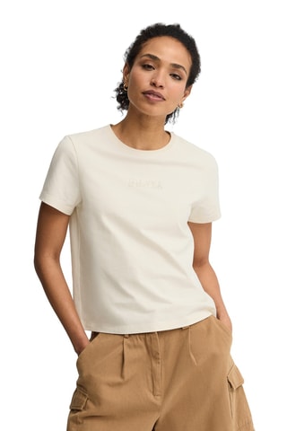 T-shirt regular - Beige