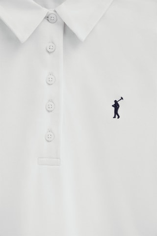 2 polos slim - Ciel et blanc