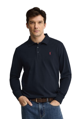 Polo regular - Bleu marine
