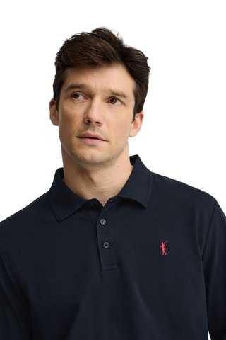 Polo regular - Bleu marine