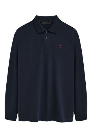 Polo regular - Bleu marine