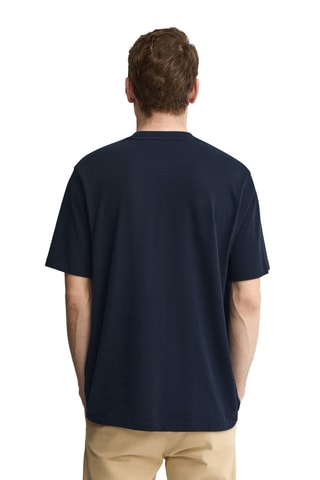 T-shirt oversize - Bleu marine