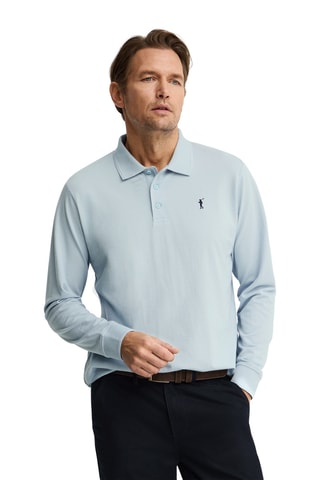 Polo regular - Bleu clair