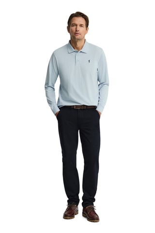 Polo regular - Bleu clair