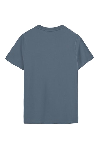 2 T-shirts regular - Rouge foncé et bleu