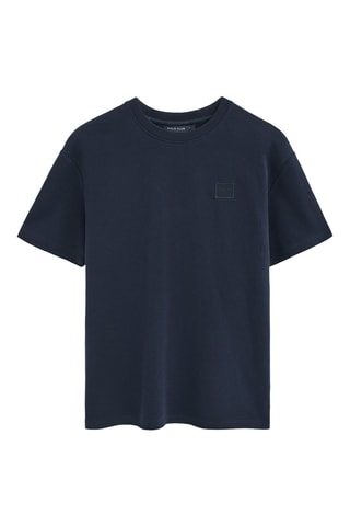 T-shirt relaxed - Bleu marine