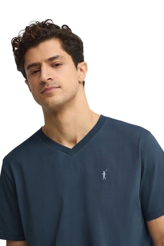 T-shirt regular - Bleu