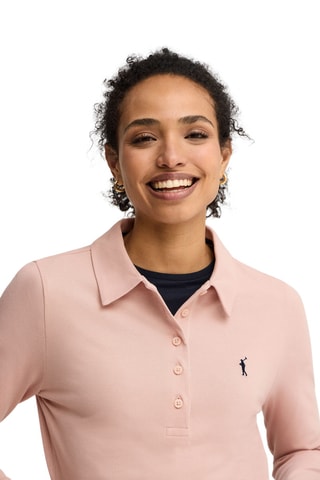 Polo slim - Rose clair