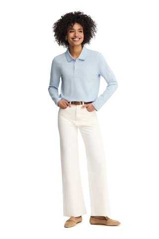 Polo regular - Bleu clair
