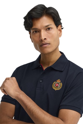 Polo regular - Bleu marine