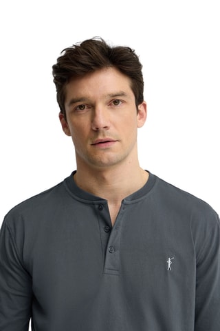 T-shirt regular - Gris foncé