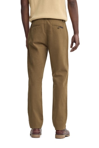 Pantalon regular - Camel