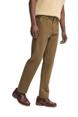 Pantalon regular - Camel
