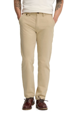Pantalon regular - Beige