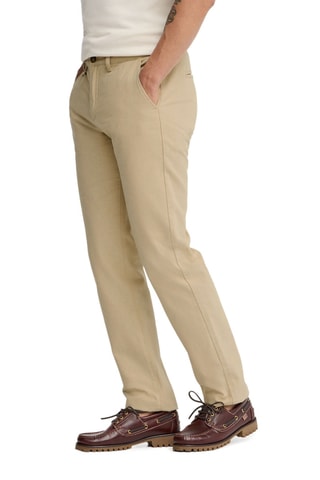 Pantalon regular - Beige
