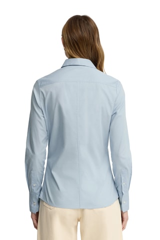 Chemisier slim - Bleu clair