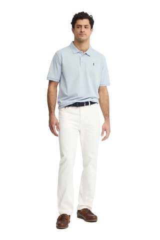 Polo regular - Bleu clair