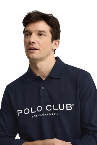 Polo loose - Bleu marine
