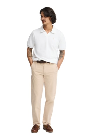 Polo regular - Blanc