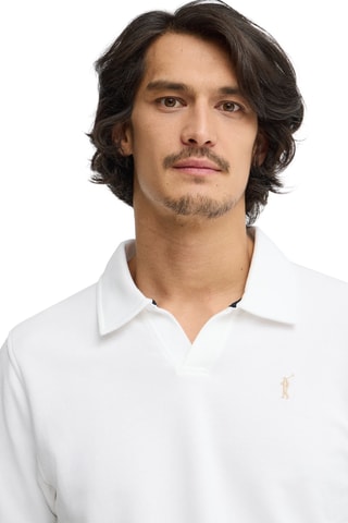 Polo regular - Blanc