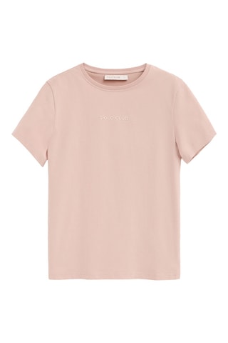 T-shirt regular - Rose clair