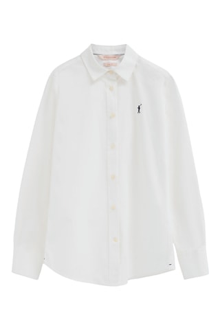 2 chemises slim - Blanc et bleu clair